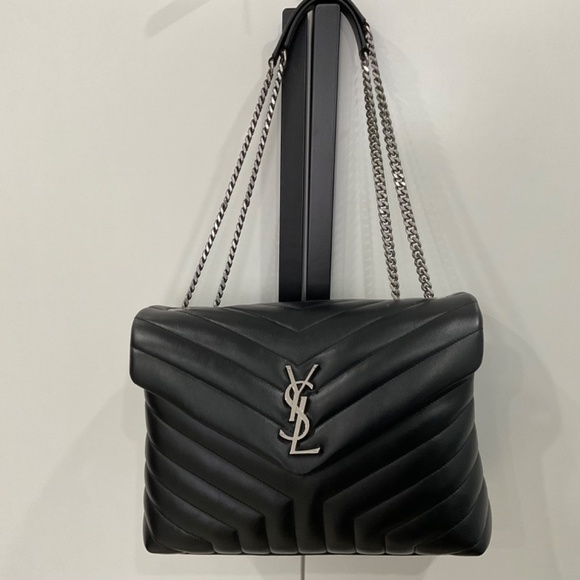 Ysl - Saint laurent medium loulou in black - Picture 4 of 13